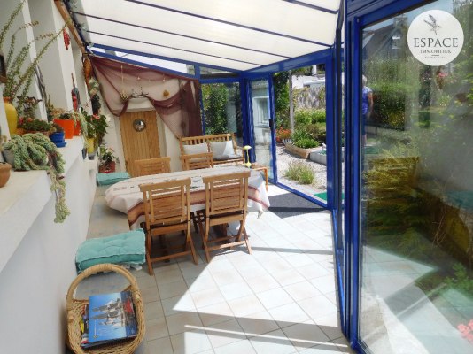 À vendre à Concarneau maison de plain-pied proche du bord de mer