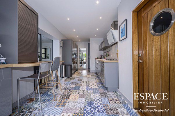 Concarneau maison de ville de 135 m2 avec terrasse et jardin