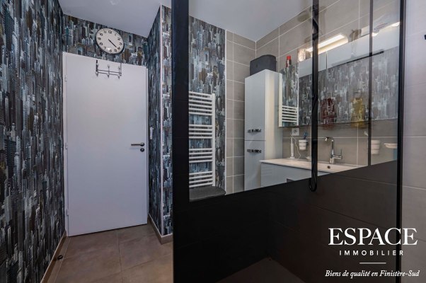 Concarneau appartement récent 91 m2 avec grand balcon de 14 m² et garage double