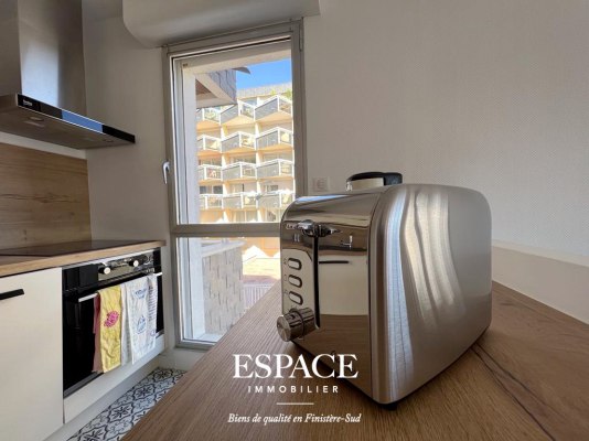 A vendre à Benodet appartement de 68.85 m² à l'emplacement idéal pour tout faire à pied