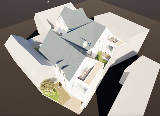 Résidence "TI GLENN" à vendre appartement 3 pièces de 88.93 m² au centre Ville CONCARNEAU