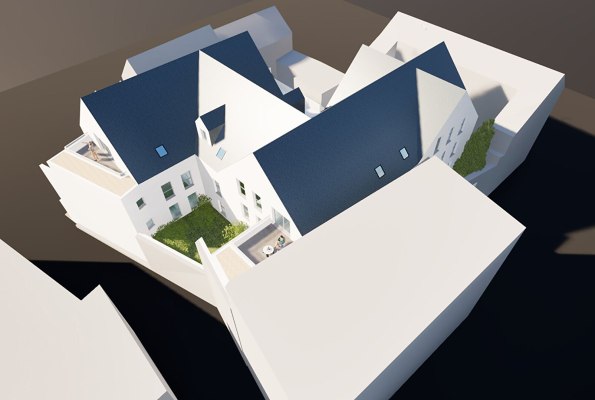 Résidence "TI GLENN" à vendre appartement 3 pièces de 88.93 m² au centre Ville CONCARNEAU