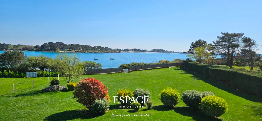 A vendre à Concarneau le Cabellou face à la mer, les pieds dans le sable, une adresse d'exception.