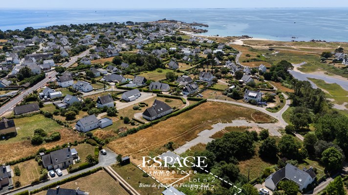 A vendre à Trégunc - terrain à bâtir de 694 m² à deux pas du port et des plages de Trévignon