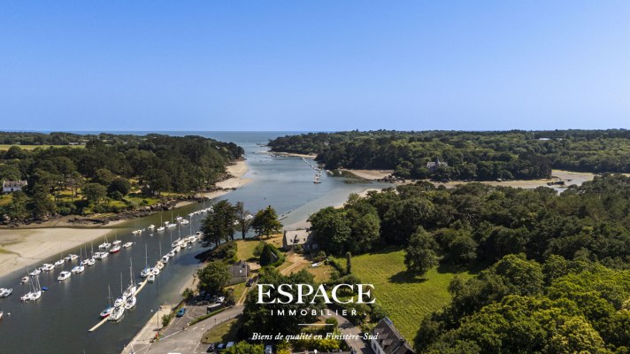A vendre à NEVEZ - Terrain à bâtir de 1158 m2 à deux pas du port de Kerdruc