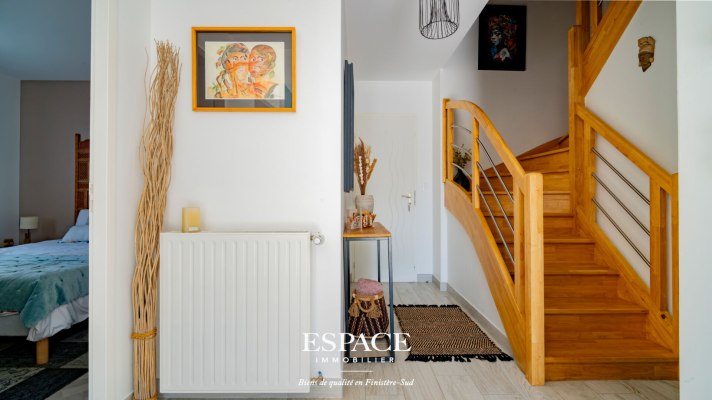 A vendre à Concarneau - contemporaine lumineuse et fonctionnelle de 2017 à deux pas de la voie verte