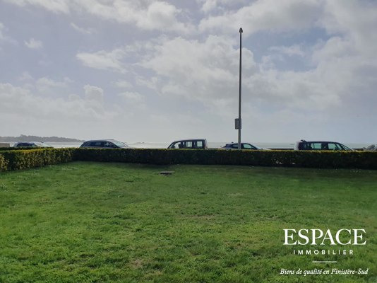 A vendre à Concarneau vue mer appartement contemporain 2 pièce(s) 46.47 m2 en rez de jardin