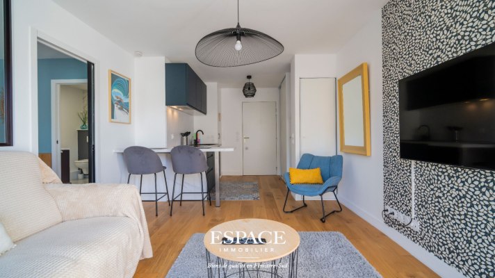 A vendre à Concarneau - bel appartement contemporain - T2 avec balcon et garage