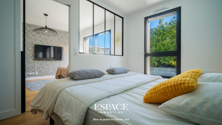 A vendre à Concarneau - bel appartement contemporain - T2 avec balcon et garage