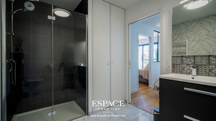 A vendre à Concarneau - bel appartement contemporain - T2 avec balcon et garage