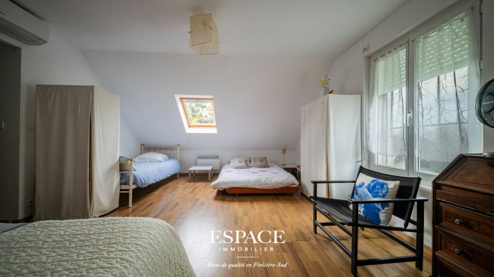 Concarneau Les Sables Blancs : maison contemporaine, volumes et proximité du littoral