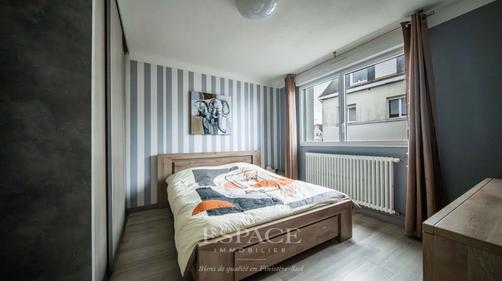 A vendre à Concarneau les Sables Blancs maison rénovée avec jardins