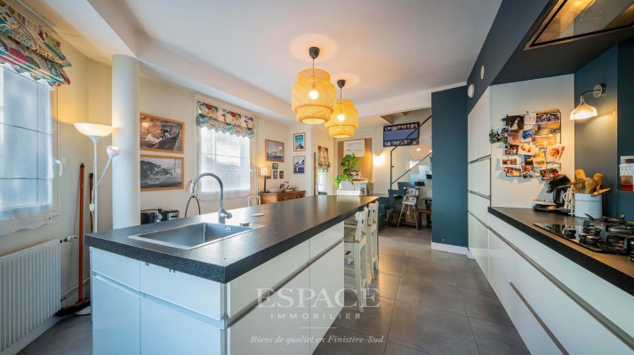 Concarneau - Le Passage : maison de charme avec jardin, esprit bord de mer