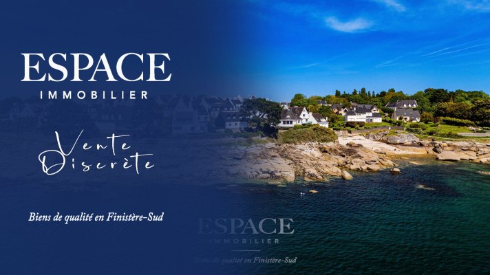A vendre, à Concarneau, Maison rénovée avec jardin paysagé, à deux pas du bord de mer