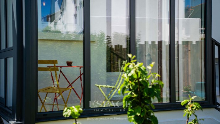A vendre, à Concarneau, Maison rénovée avec jardin paysagé, à deux pas du bord de mer