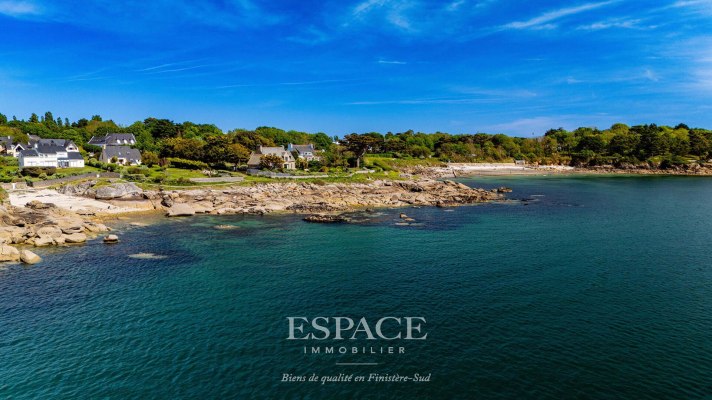 A vendre, à Concarneau, Maison rénovée avec jardin paysagé, à deux pas du bord de mer