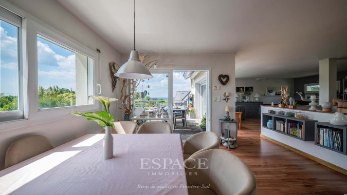 A Trégunc, maison contemporaine avec vue mer à 2 pas des plages de Trévignon