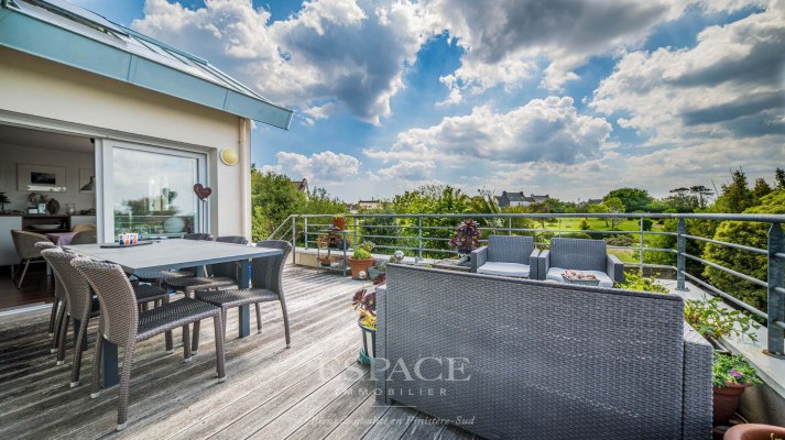 A Trégunc, maison contemporaine avec vue mer à 2 pas des plages de Trévignon