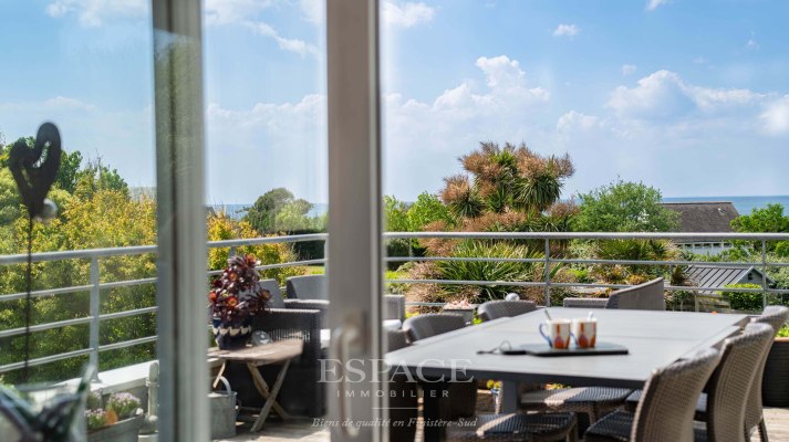 A Trégunc, maison contemporaine avec vue mer à 2 pas des plages de Trévignon