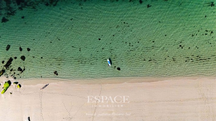 Trégunc - Authentique maison en pierres debout à réinventer à deux pas du littoral