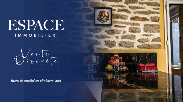 Concarneau centre-ville - Le charme des années 1930, la mer et un jardin en ville - Vente discrète