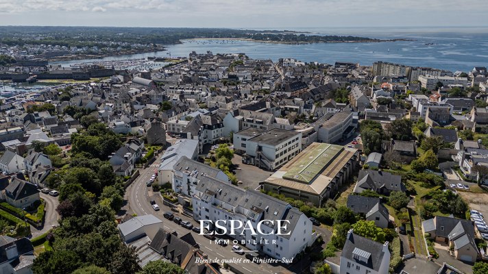 Concarneau appartement de 81 m2 avec terrasse, garage et cave