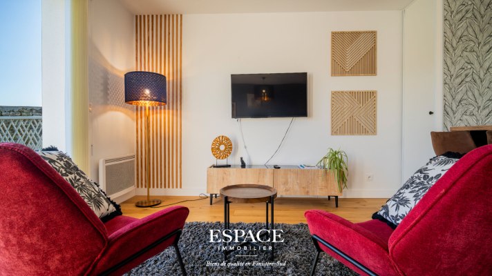À vendre à Concarneau - Un appartement contemporain à deux pas du centre-ville et de la mer