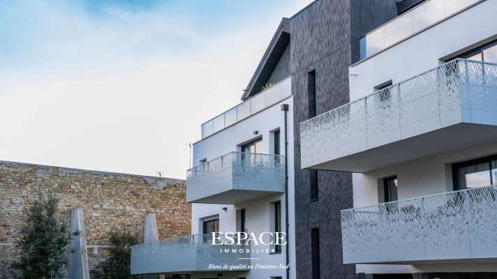 À vendre à Concarneau - Un appartement contemporain à deux pas du centre-ville et de la mer